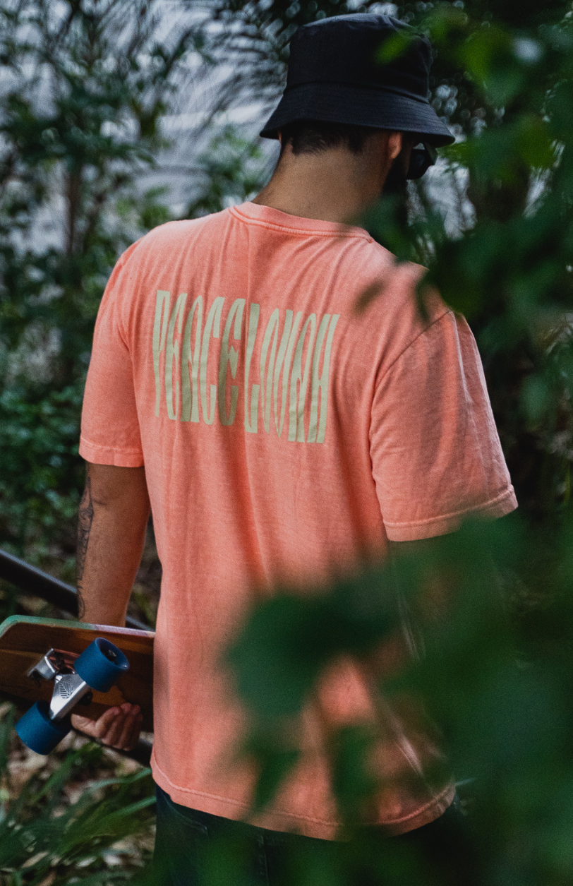 Camiseta Aflora Estonada -Laranja