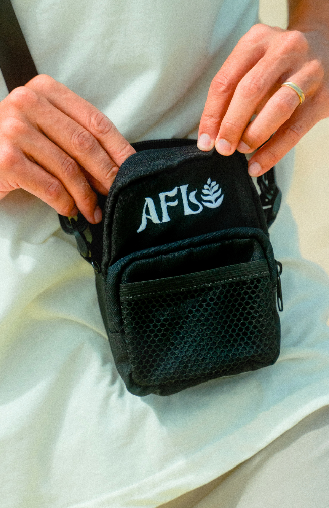 Shoulderbag Aflora - Preta