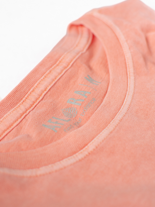 Camiseta Aflora Estonada -Laranja